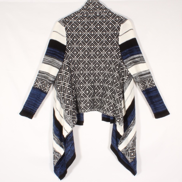 Great Northwest Indigo Womens Boho Cardigan Medium - Picture 6 of 6